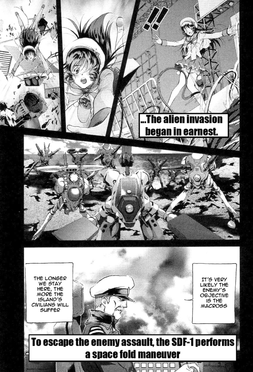 Choujikuu Yousai Macross: The First Chapter 2.3 page 8 - Vol.2 Chapter 3
