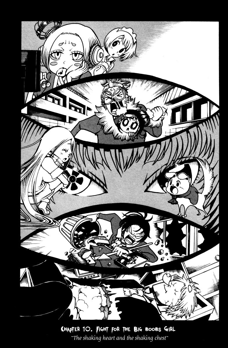 Choujin Gakuen Chapter 10 page 2 - Chapter 10: Fight for the Big Boobs Girl ~The Shaking Heart and the Shaking Chest~