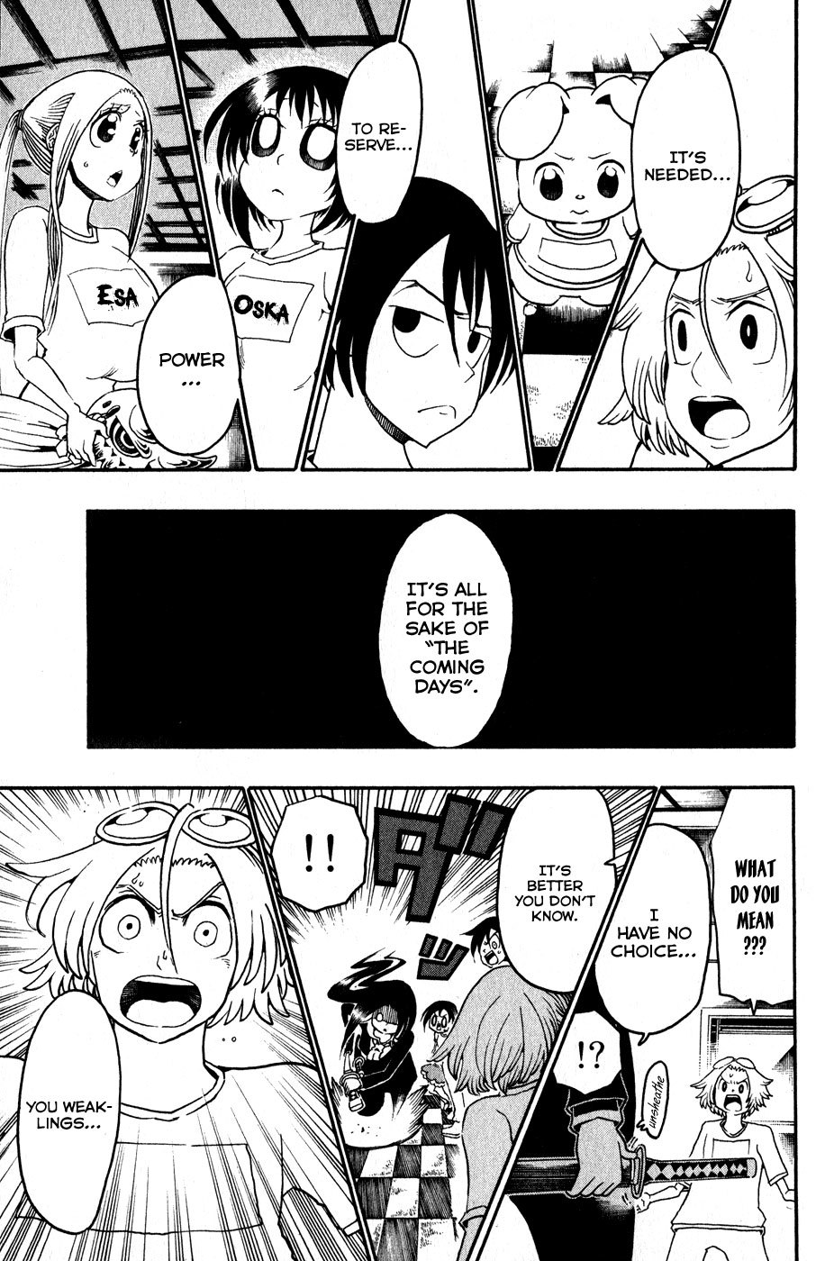 Choujin Gakuen Chapter 17 page 17 - Chapter 17: The Youkai Emperor & "The Coming Days"