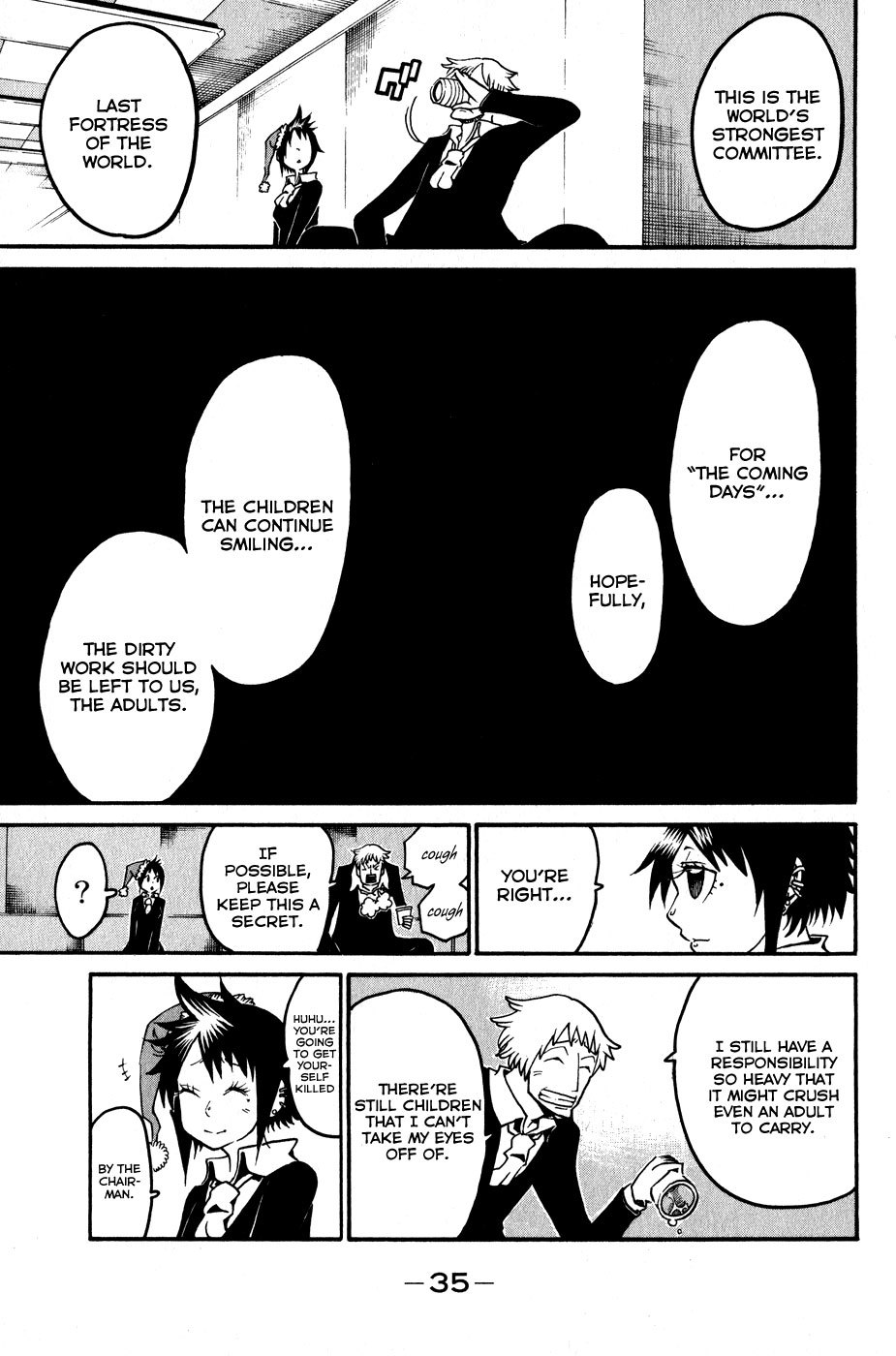 Choujin Gakuen Chapter 17 page 39 - Chapter 17: The Youkai Emperor & "The Coming Days"