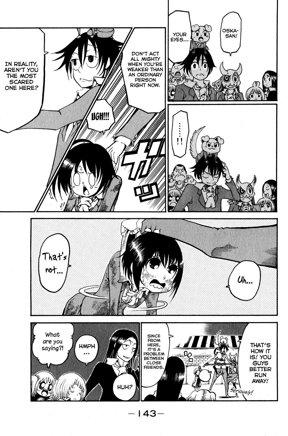 Choujin Gakuen Chapter 20 page 12 - Chapter 20: The Awakening of the Strongest Supernatural Human and Youkai Incident