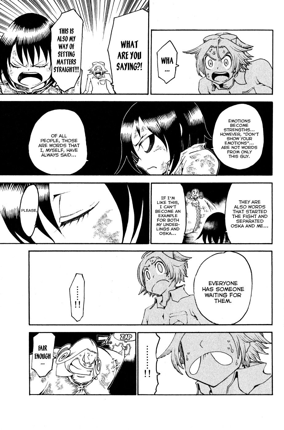 Choujin Gakuen Chapter 24 page 32 - Chapter 24: Demon Emperor -Merciful One-
