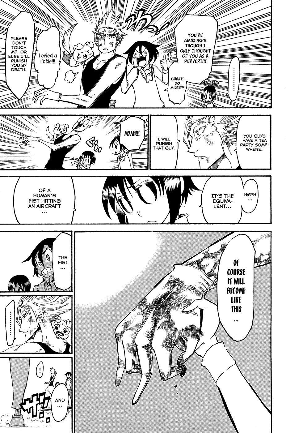 Choujin Gakuen Chapter 25 page 28 - Chapter 25: Small Fist and Big Fist
