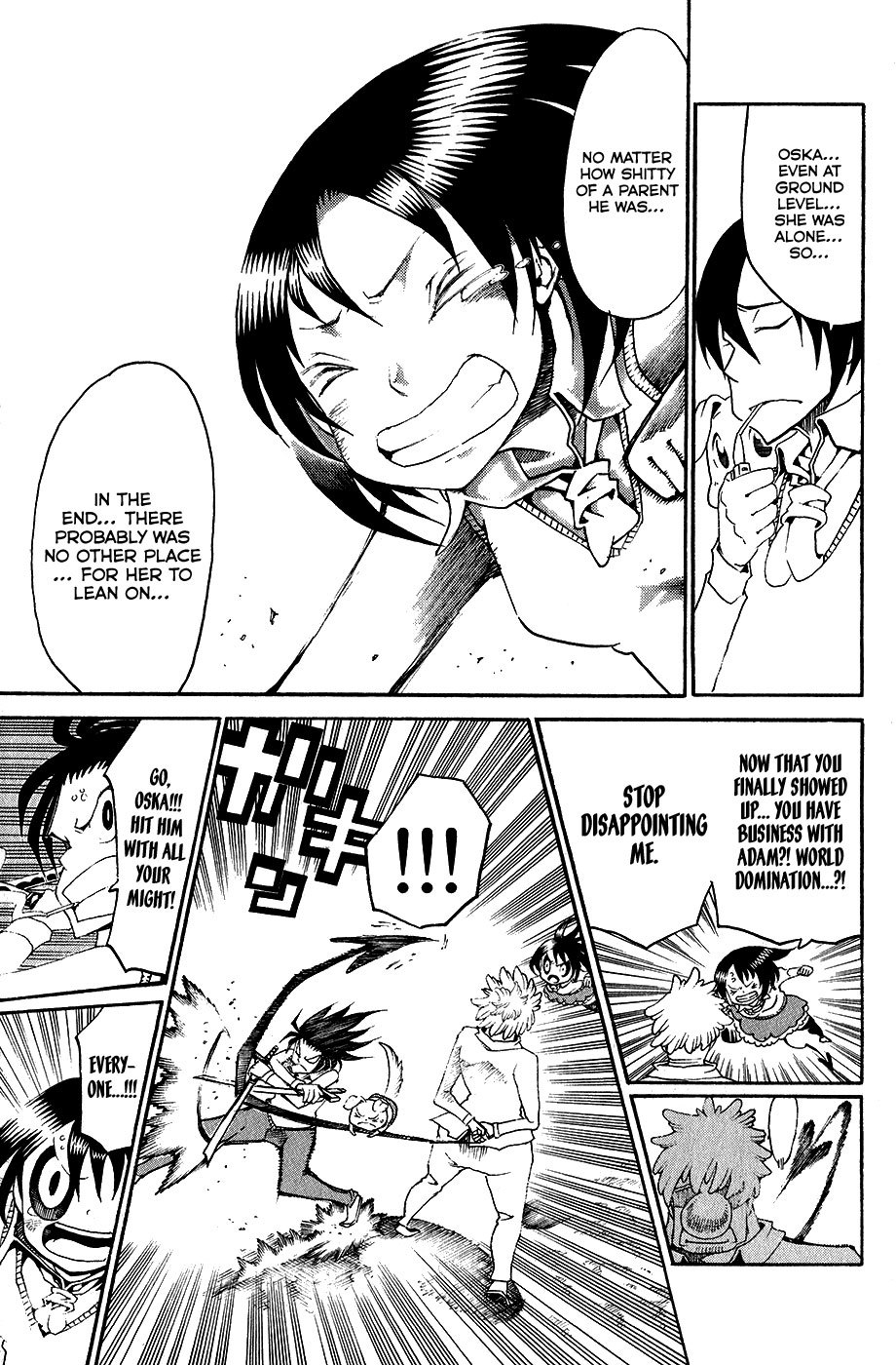 Choujin Gakuen Chapter 25 page 34 - Chapter 25: Small Fist and Big Fist