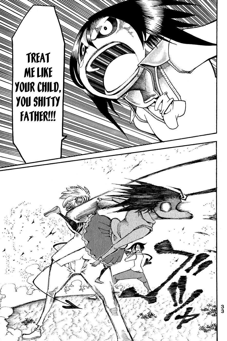Choujin Gakuen Chapter 25 page 36 - Chapter 25: Small Fist and Big Fist