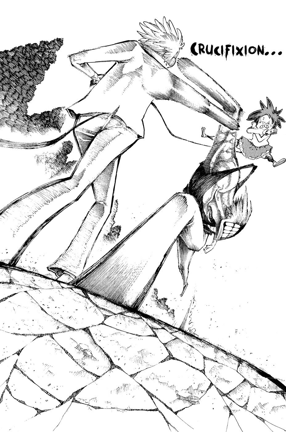 Choujin Gakuen Chapter 25 page 39 - Chapter 25: Small Fist and Big Fist