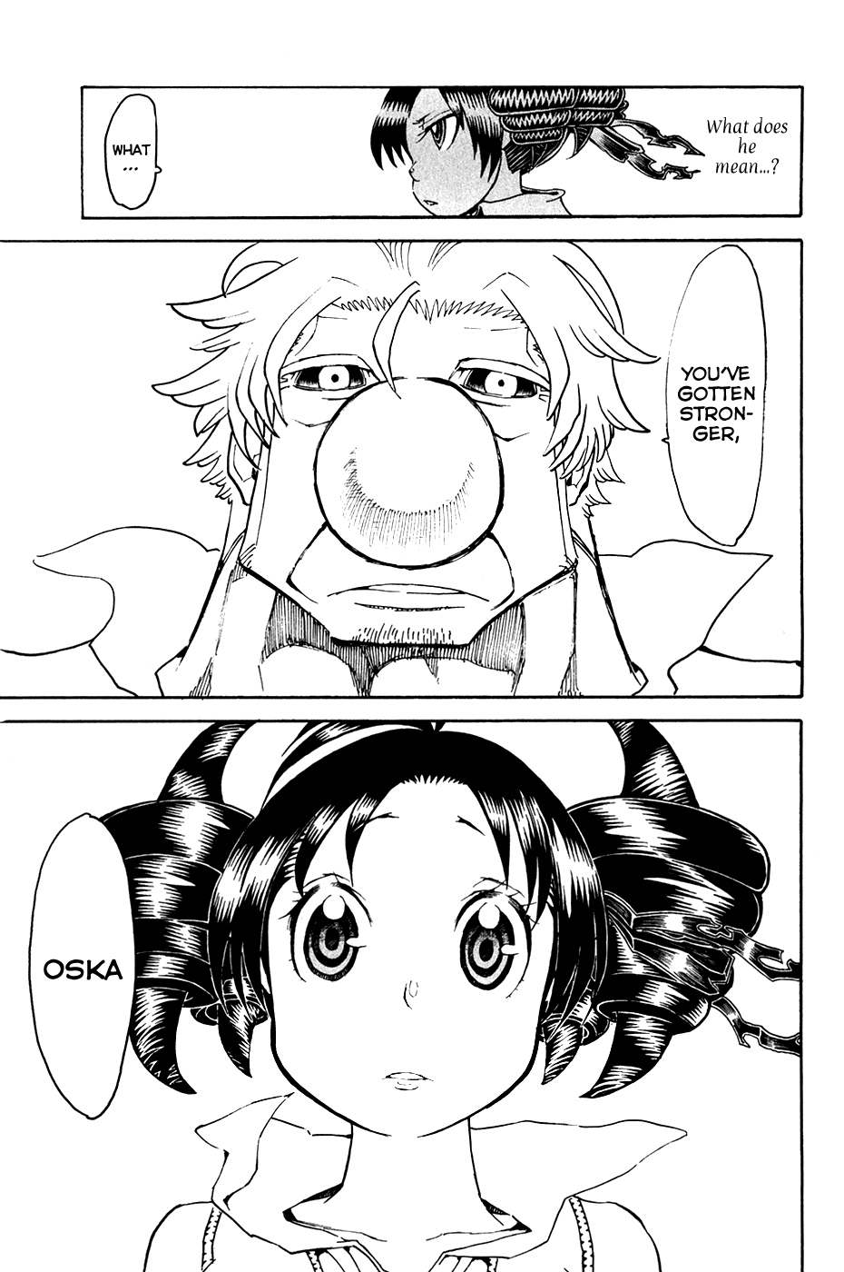 Choujin Gakuen Chapter 27 page 12 - Chapter 27: The Fruit of Knowledge and the Snake