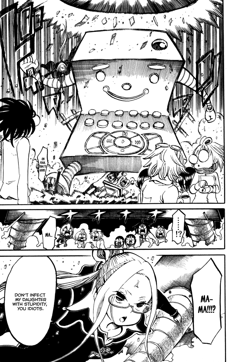 Choujin Gakuen Chapter 34 page 19 - Chapter 34: The Immovable Myousuke