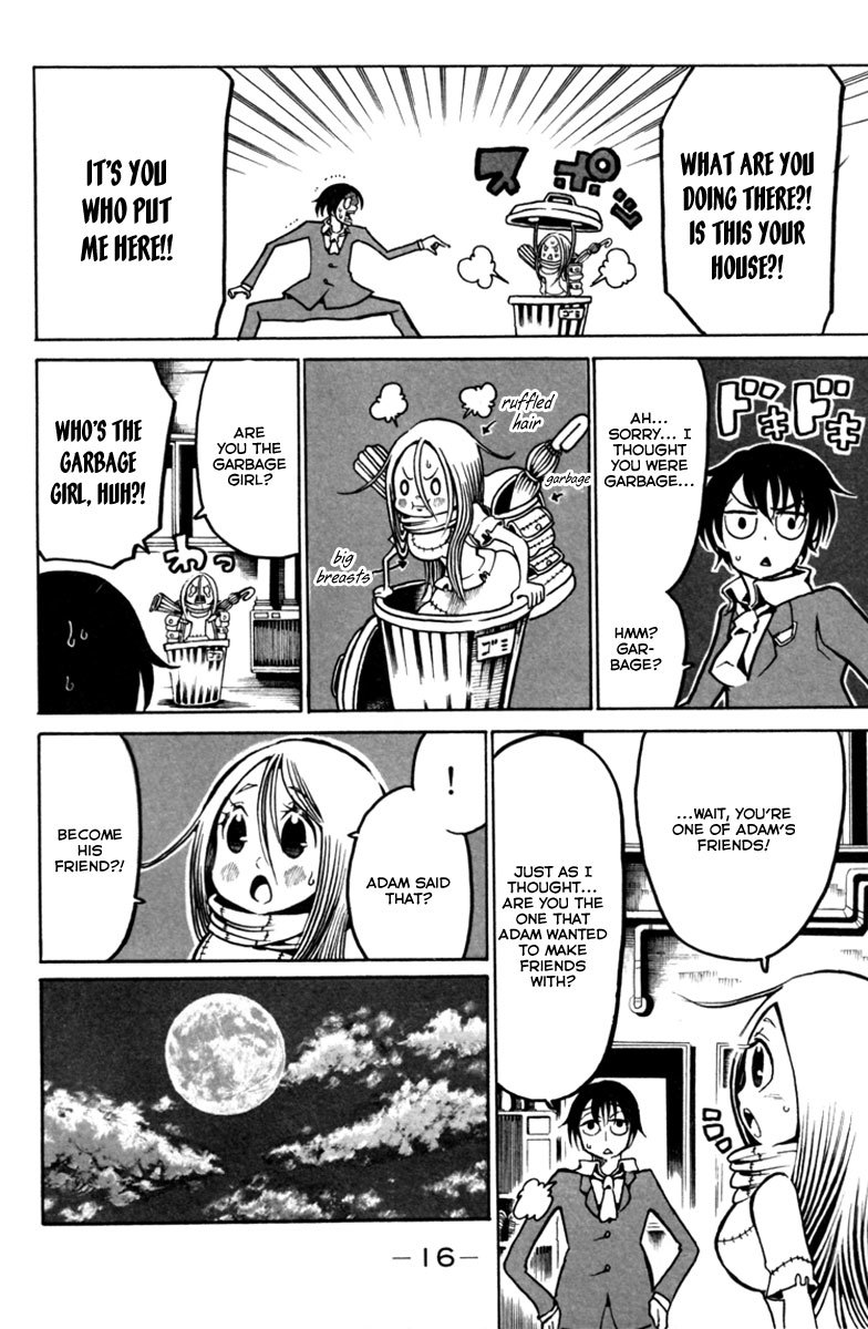 Choujin Gakuen Chapter 9 page 18 - Chapter 9: Fighting Over the Homeless Girl and Mr. Higan's Struggle Against His Divorce.