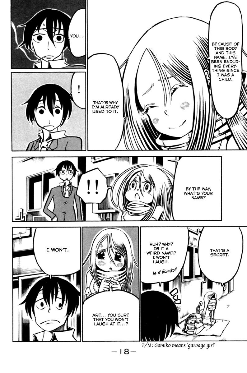 Choujin Gakuen Chapter 9 page 20 - Chapter 9: Fighting Over the Homeless Girl and Mr. Higan's Struggle Against His Divorce.