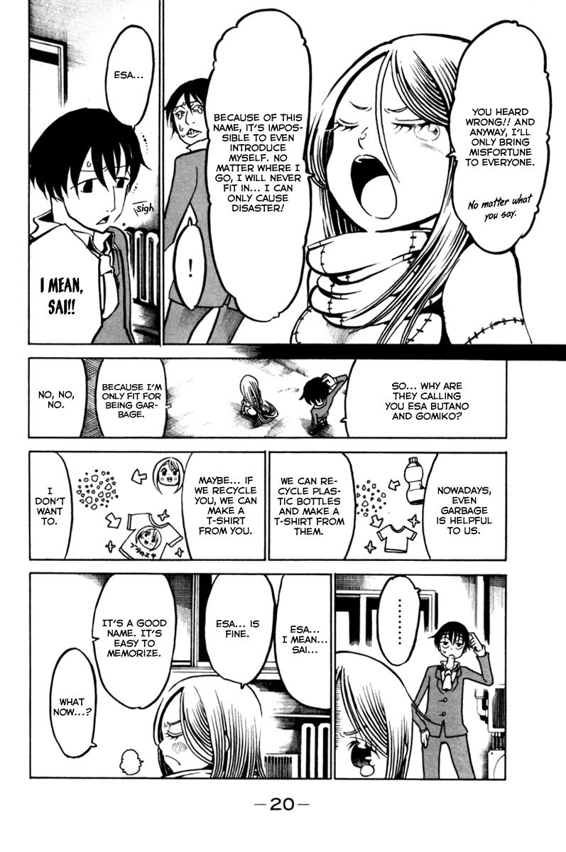Choujin Gakuen Chapter 9 page 22 - Chapter 9: Fighting Over the Homeless Girl and Mr. Higan's Struggle Against His Divorce.