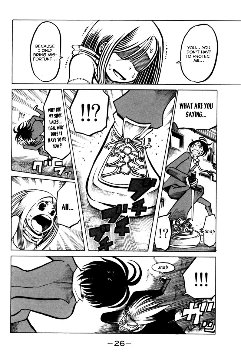 Choujin Gakuen Chapter 9 page 28 - Chapter 9: Fighting Over the Homeless Girl and Mr. Higan's Struggle Against His Divorce.