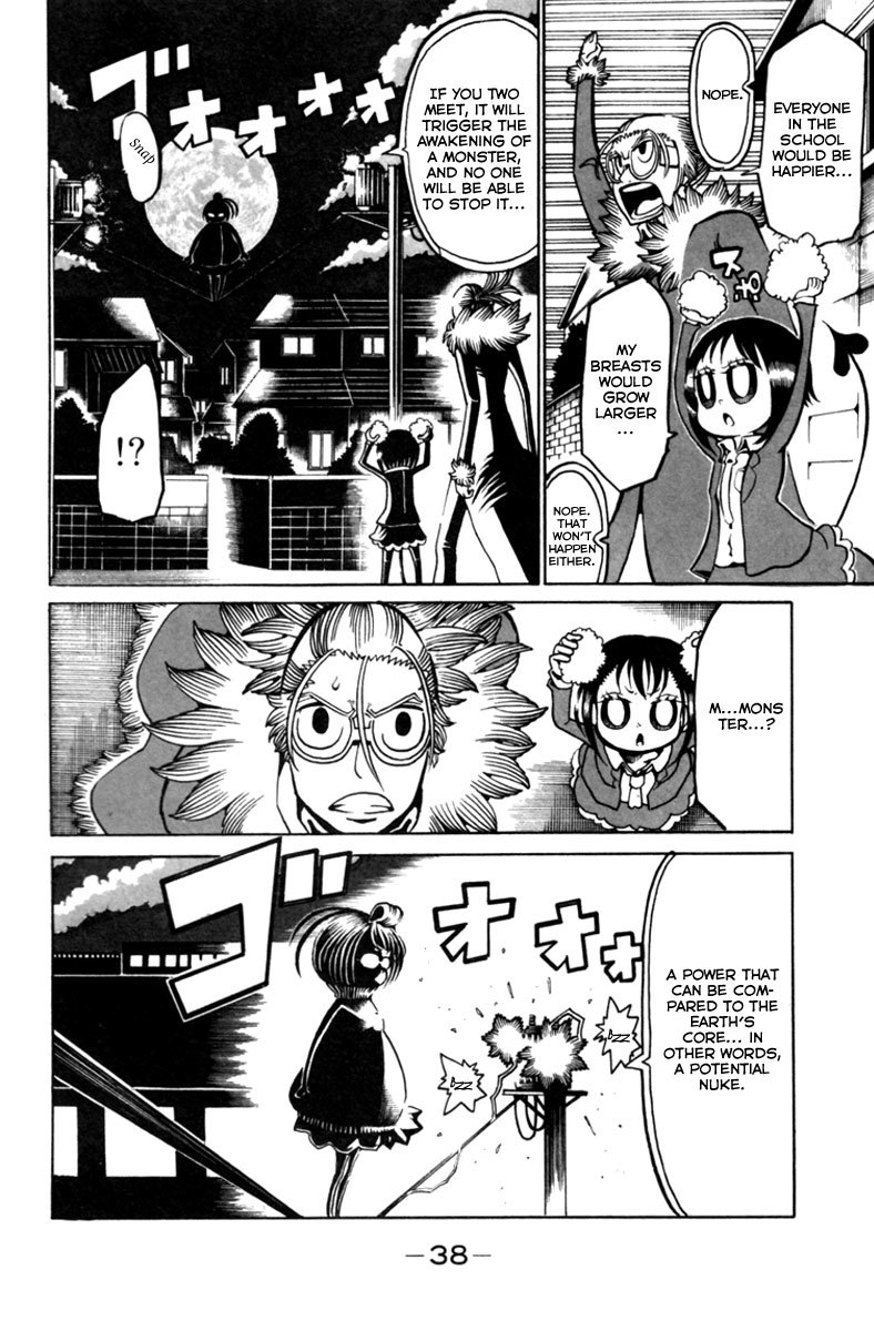 Choujin Gakuen Chapter 9 page 40 - Chapter 9: Fighting Over the Homeless Girl and Mr. Higan's Struggle Against His Divorce.
