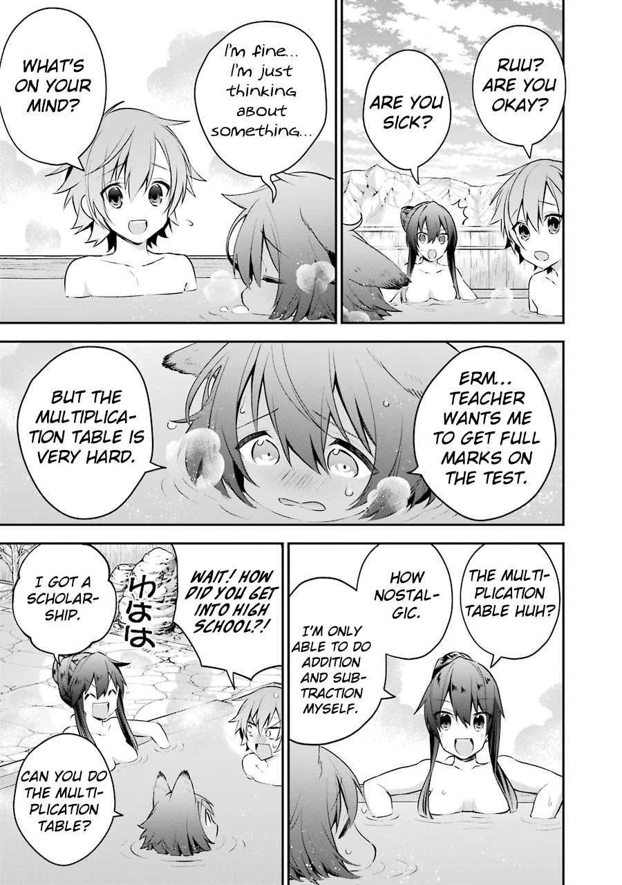 Choujin Koukousei-tachi wa Isekai demo Yoyuu de Ikinuku you desu! Chapter 23.5 page 9 - Chapter 23.5: Work hard on your multiplication, Ruu!