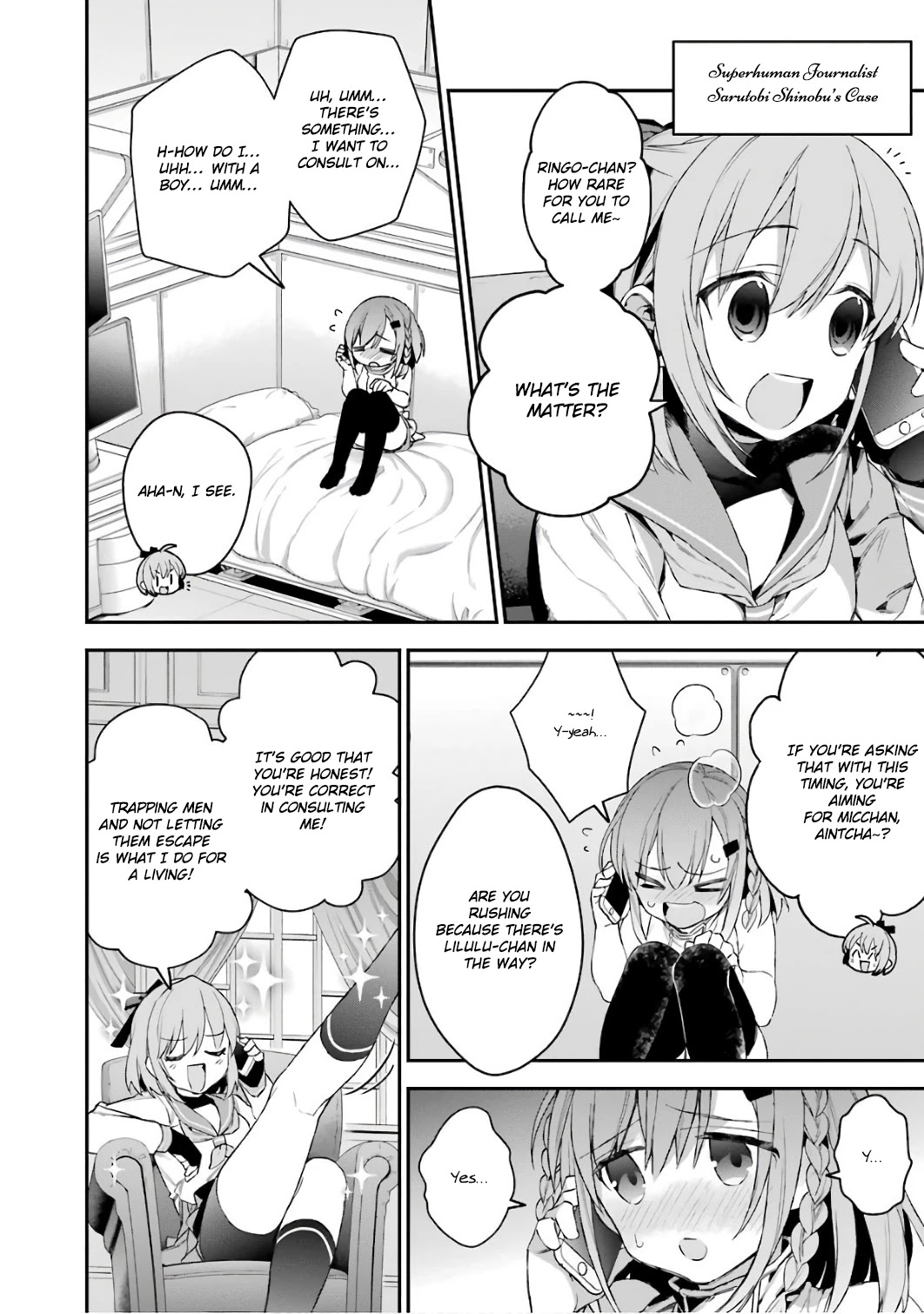 Choujin Koukousei-tachi wa Isekai demo Yoyuu de Ikinuku you desu! Chapter 34 page 8 - Chapter 34: Love Hunter Ringo