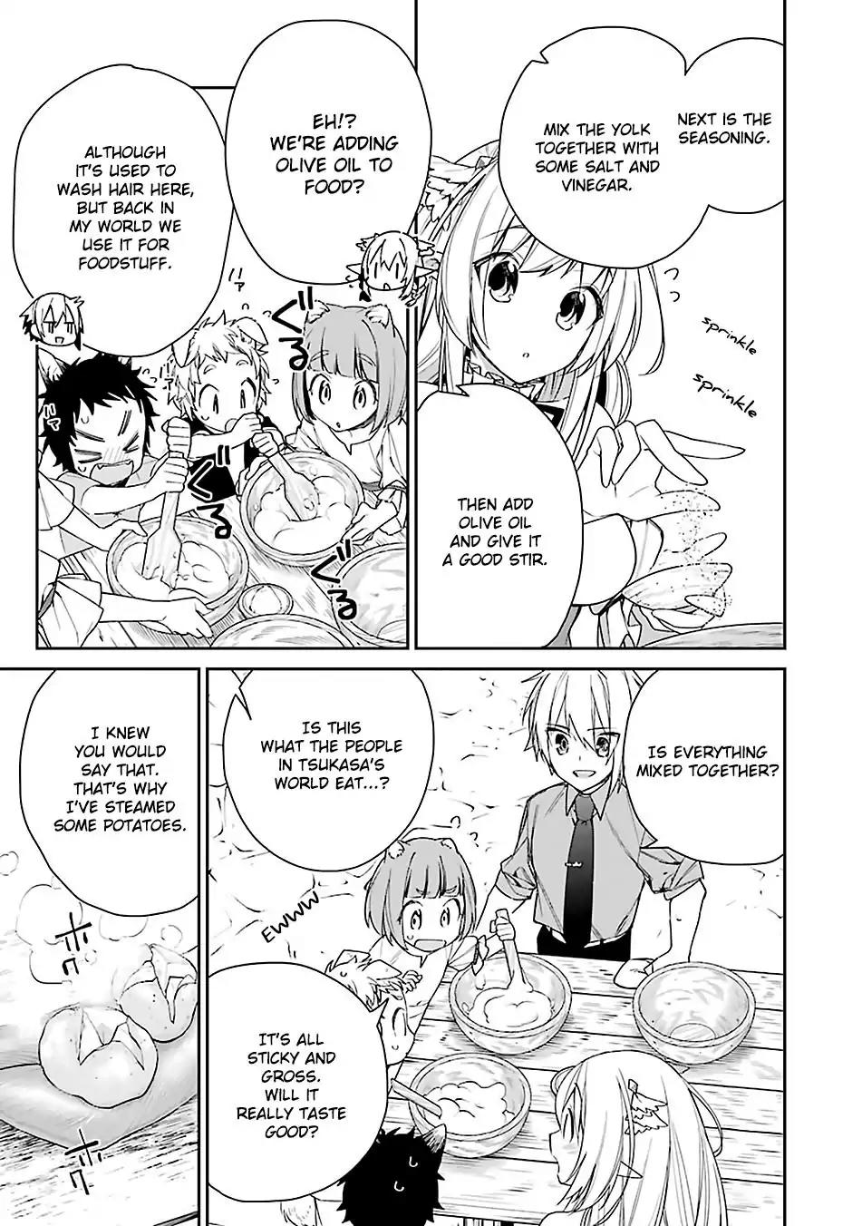 Choujin Koukousei-tachi wa Isekai demo Yoyuu de Ikinuku you desu! Chapter 4 page 5 - Chapter 4: A Little Uproar About Mayonnaise