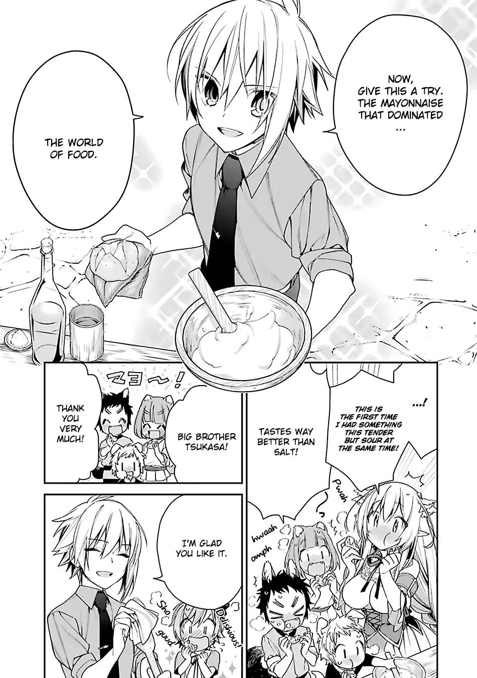 Choujin Koukousei-tachi wa Isekai demo Yoyuu de Ikinuku you desu! Chapter 4 page 6 - Chapter 4: A Little Uproar About Mayonnaise