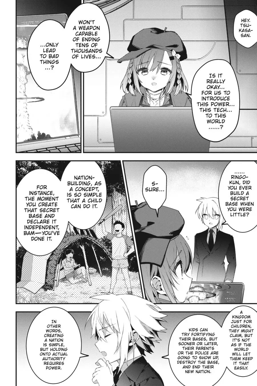Choujin Koukousei-tachi wa Isekai demo Yoyuu de Ikinuku you desu! Chapter 44 page 4 - Chapter 44