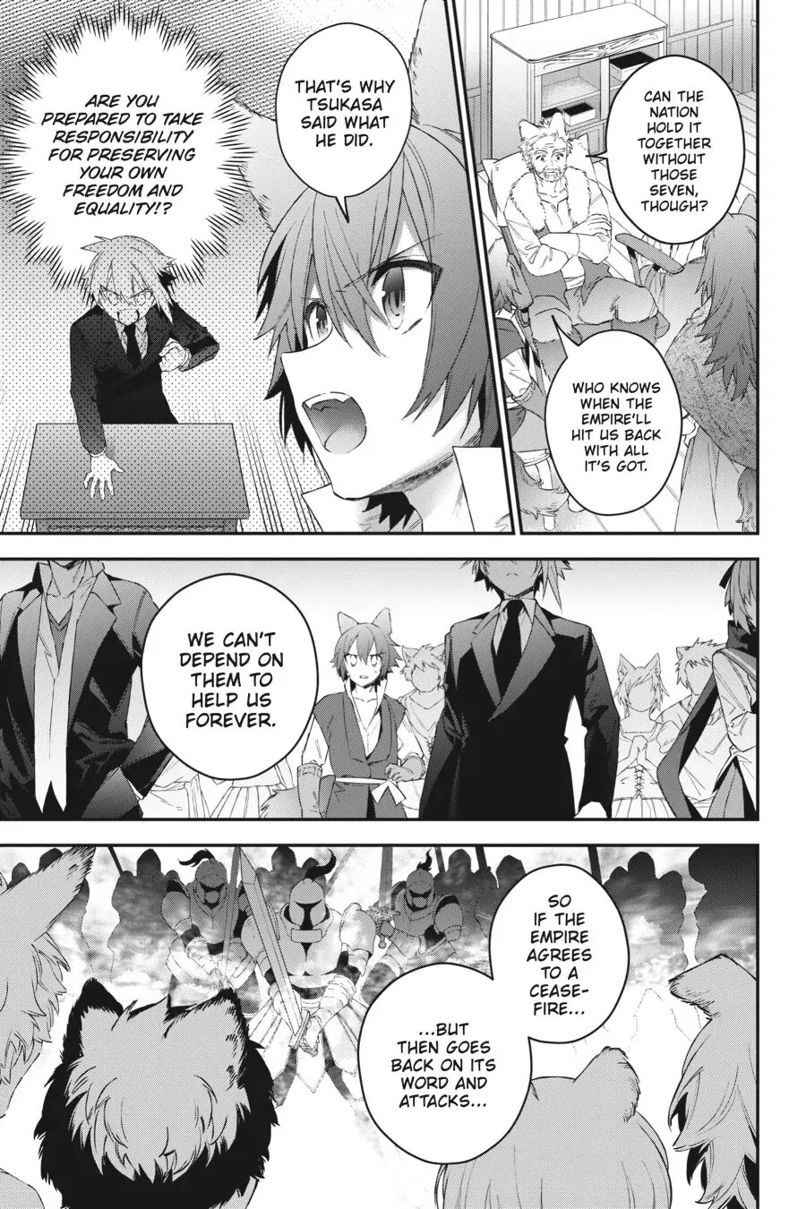 Choujin Koukousei-tachi wa Isekai demo Yoyuu de Ikinuku you desu! Chapter 46 page 7 - Chapter 46