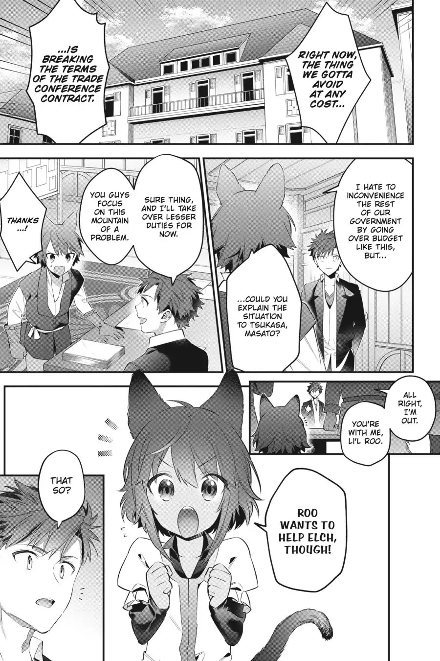 Choujin Koukousei-tachi wa Isekai demo Yoyuu de Ikinuku you desu! Chapter 55 page 1 - Chapter 55