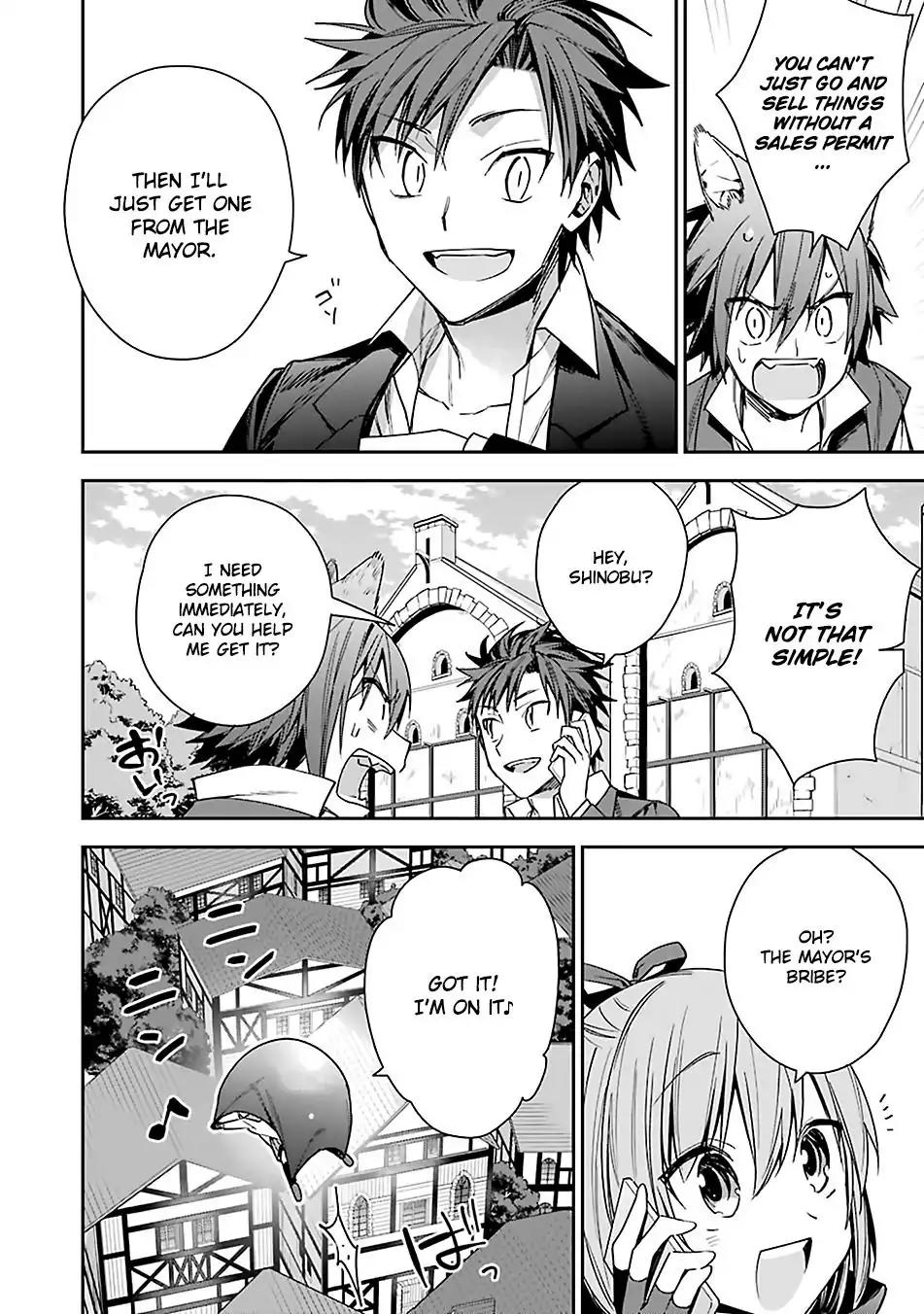 Choujin Koukousei-tachi wa Isekai demo Yoyuu de Ikinuku you desu! Chapter 6 page 10 - Chapter 6: The Devil of the Business World and The Little Slave Girl