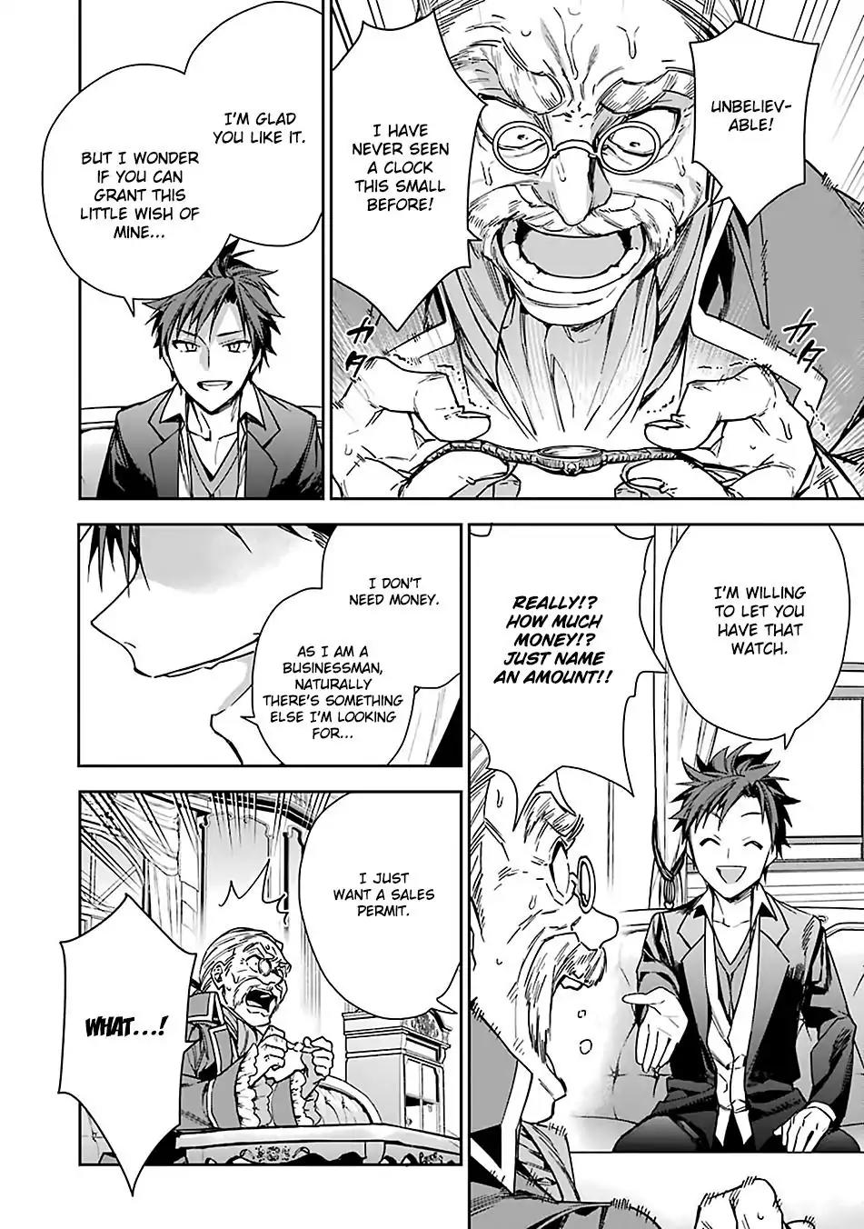 Choujin Koukousei-tachi wa Isekai demo Yoyuu de Ikinuku you desu! Chapter 6 page 12 - Chapter 6: The Devil of the Business World and The Little Slave Girl