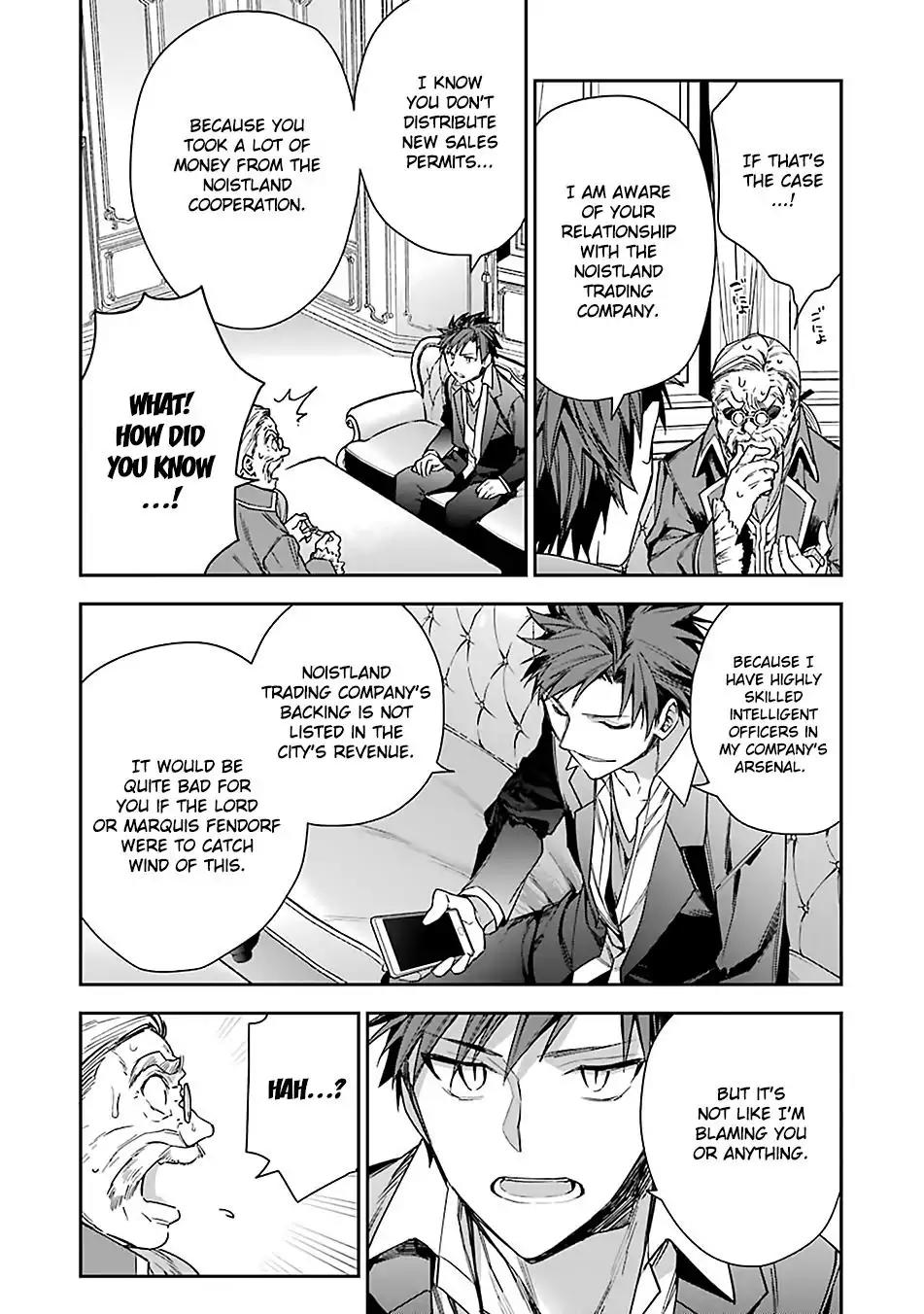 Choujin Koukousei-tachi wa Isekai demo Yoyuu de Ikinuku you desu! Chapter 6 page 13 - Chapter 6: The Devil of the Business World and The Little Slave Girl