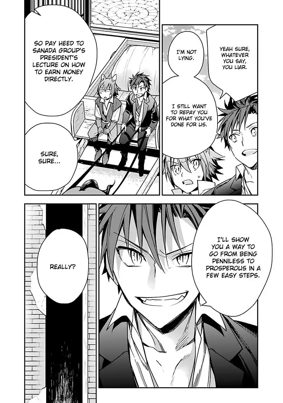 Choujin Koukousei-tachi wa Isekai demo Yoyuu de Ikinuku you desu! Chapter 6 page 19 - Chapter 6: The Devil of the Business World and The Little Slave Girl