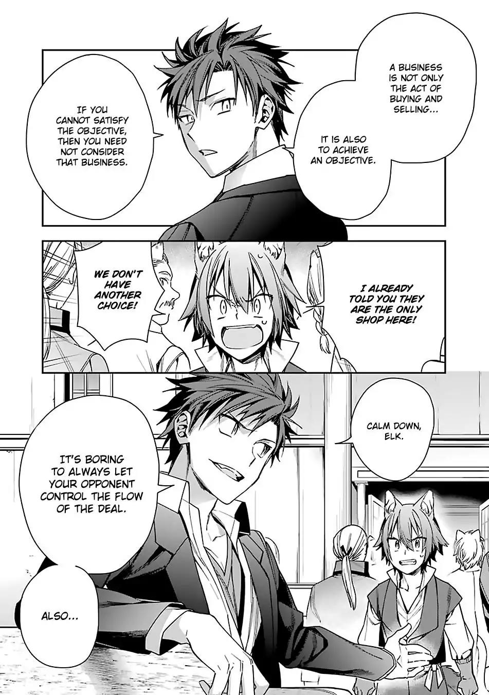 Choujin Koukousei-tachi wa Isekai demo Yoyuu de Ikinuku you desu! Chapter 6 page 7 - Chapter 6: The Devil of the Business World and The Little Slave Girl