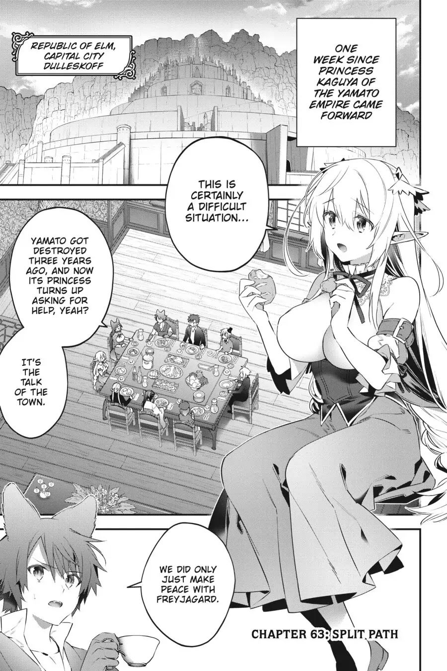 Choujin Koukousei-tachi wa Isekai demo Yoyuu de Ikinuku you desu! Chapter 63 page 1 - Chapter 63