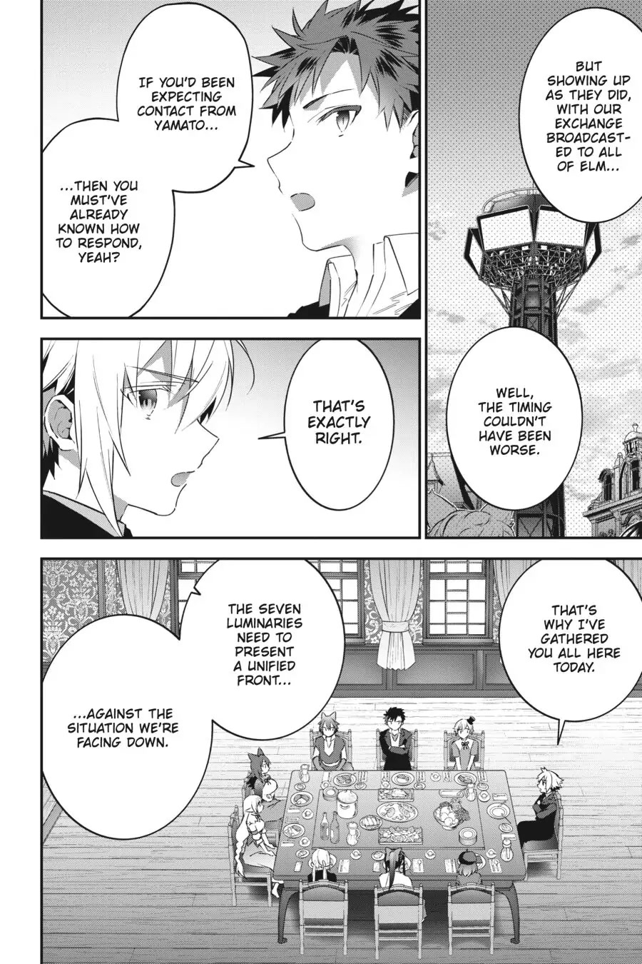 Choujin Koukousei-tachi wa Isekai demo Yoyuu de Ikinuku you desu! Chapter 63 page 4 - Chapter 63