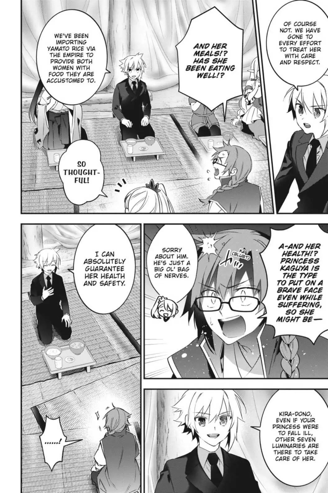 Choujin Koukousei-tachi wa Isekai demo Yoyuu de Ikinuku you desu! Chapter 73 page 4 - Chapter 73