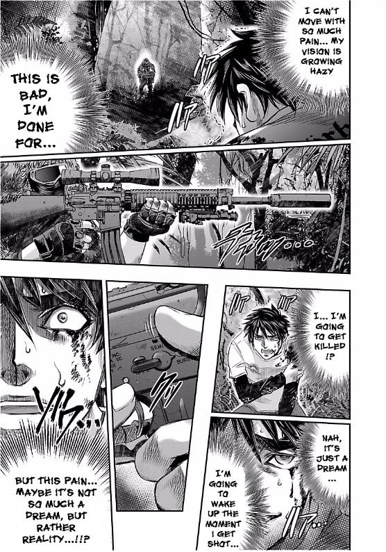 Choujin Sensen Chapter 1 page 36 - Chapter 1 : Telekinetic VS Sniper (First Part)