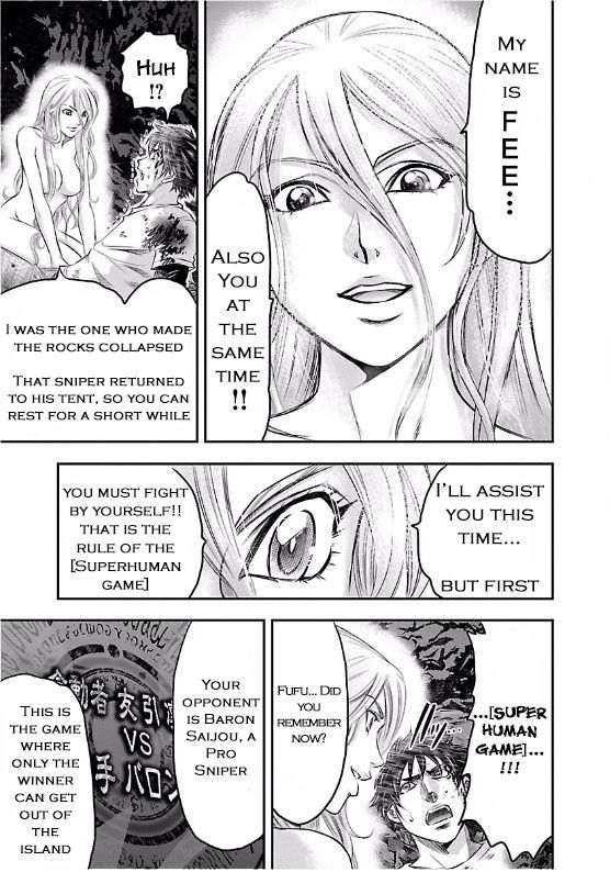Choujin Sensen Chapter 1 page 42 - Chapter 1 : Telekinetic VS Sniper (First Part)
