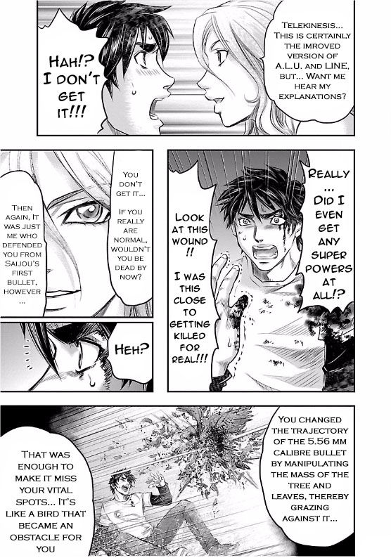 Choujin Sensen Chapter 1 page 44 - Chapter 1 : Telekinetic VS Sniper (First Part)