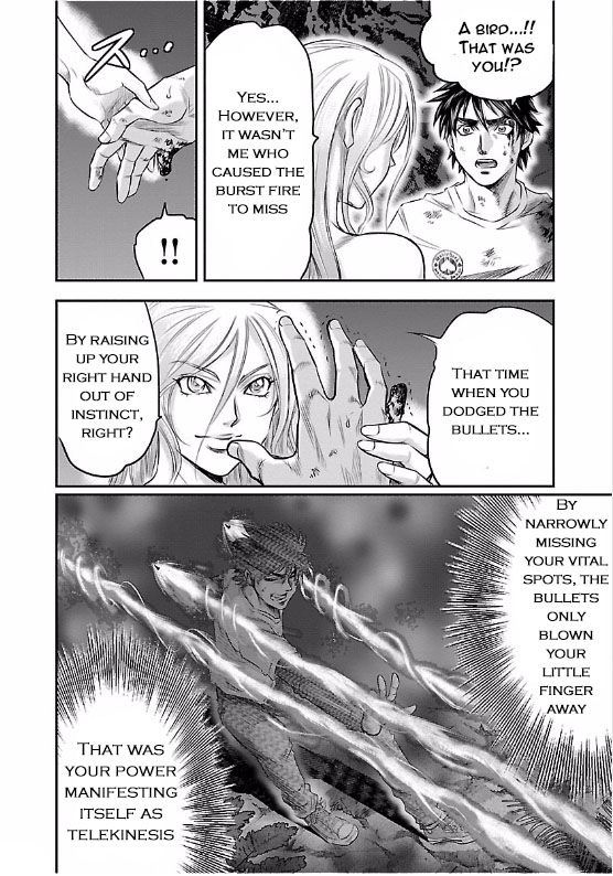 Choujin Sensen Chapter 1 page 45 - Chapter 1 : Telekinetic VS Sniper (First Part)