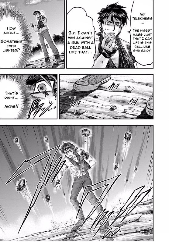 Choujin Sensen Chapter 1 page 56 - Chapter 1 : Telekinetic VS Sniper (First Part)