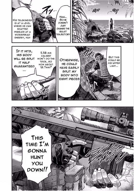 Choujin Sensen Chapter 1 page 59 - Chapter 1 : Telekinetic VS Sniper (First Part)