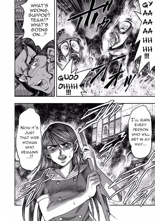 Choujin Sensen Chapter 10 page 10 - Chapter 10 : Wire Girl VS Fire Girl (Last Part)