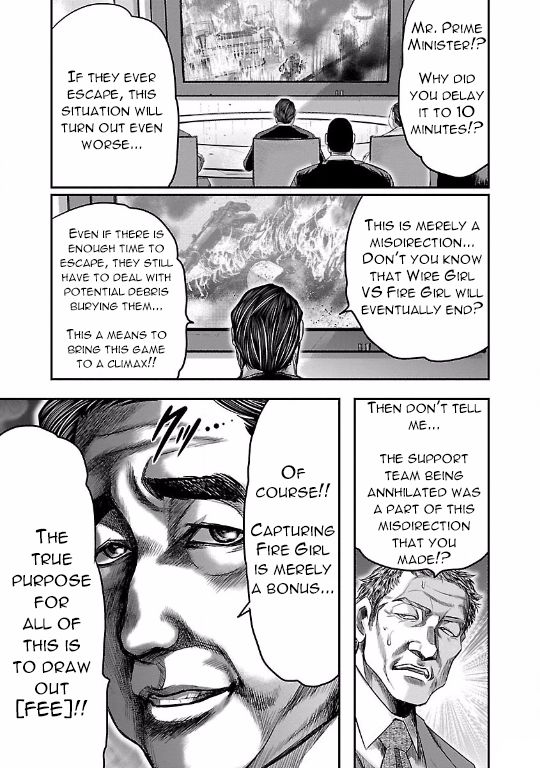 Choujin Sensen Chapter 10 page 13 - Chapter 10 : Wire Girl VS Fire Girl (Last Part)