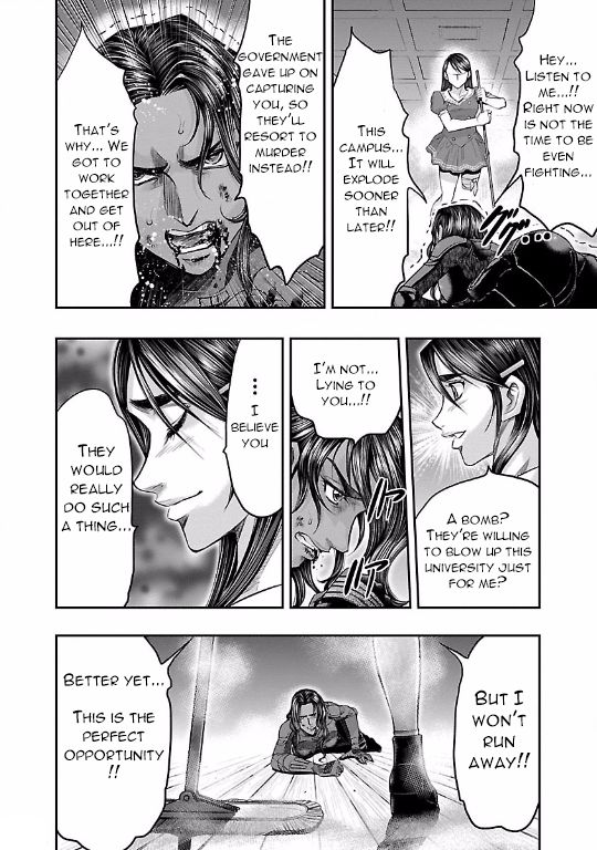 Choujin Sensen Chapter 10 page 18 - Chapter 10 : Wire Girl VS Fire Girl (Last Part)