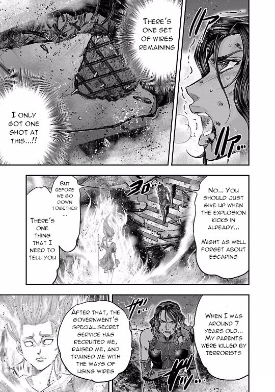 Choujin Sensen Chapter 10 page 29 - Chapter 10 : Wire Girl VS Fire Girl (Last Part)
