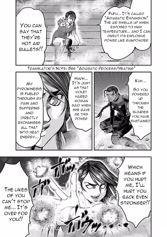 Choujin Sensen Chapter 10 page 3 - Chapter 10 : Wire Girl VS Fire Girl (Last Part)