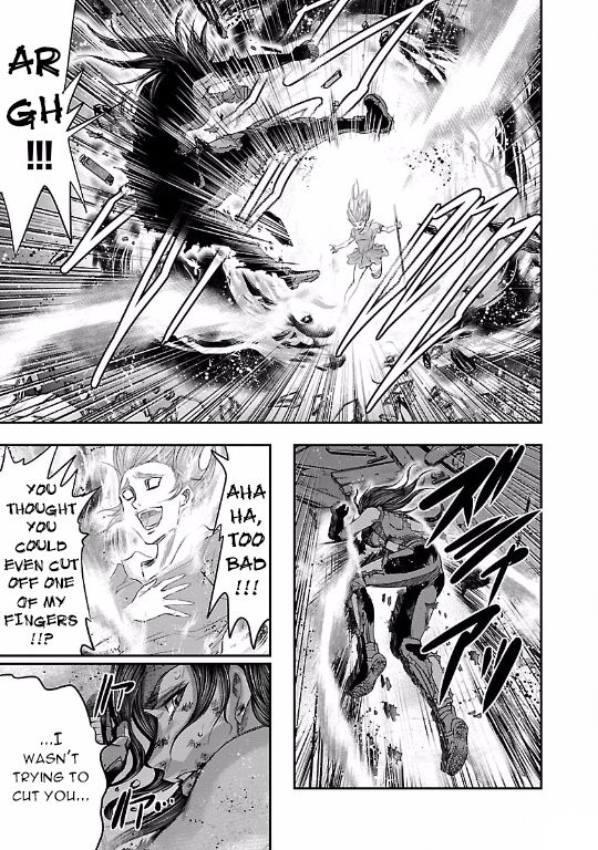 Choujin Sensen Chapter 10 page 33 - Chapter 10 : Wire Girl VS Fire Girl (Last Part)