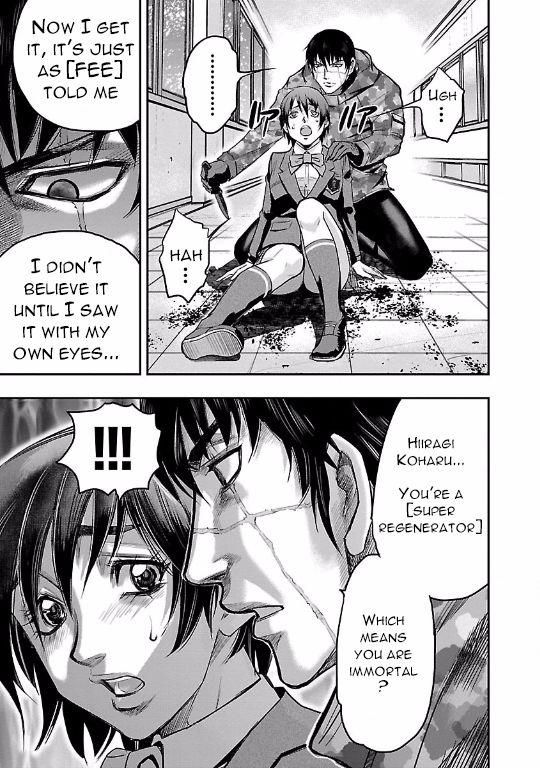 Choujin Sensen Chapter 14 page 13 - Chapter 14 : Hitman VS Regenerator (Middle Part)