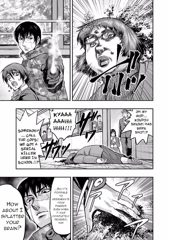 Choujin Sensen Chapter 14 page 15 - Chapter 14 : Hitman VS Regenerator (Middle Part)