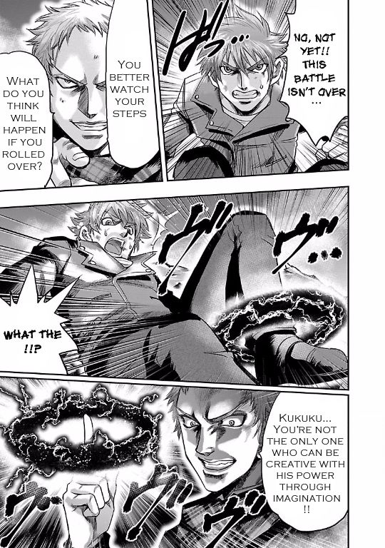 Choujin Sensen Chapter 19 page 9 - Chapter 19 : Salamander Flash