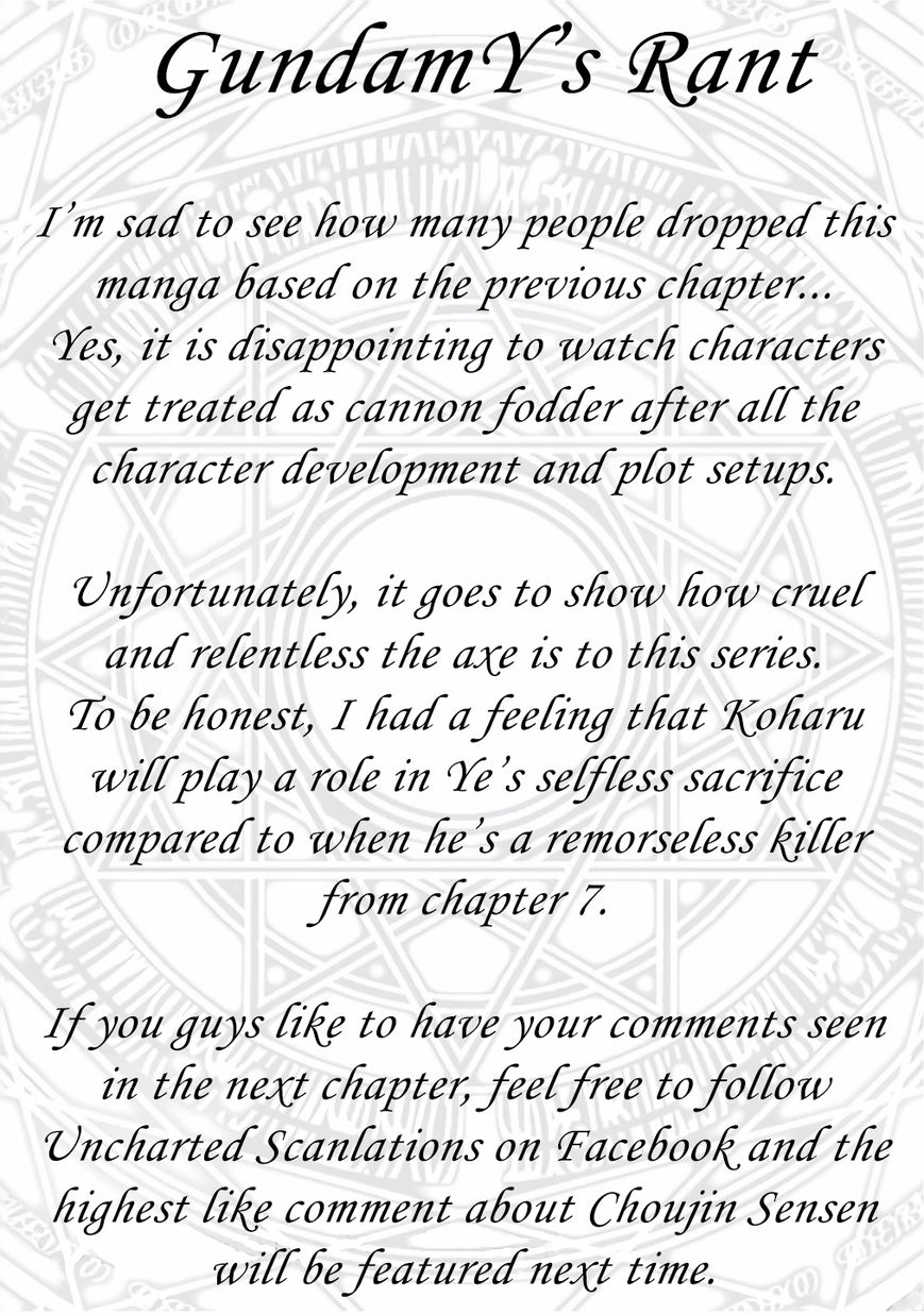 Choujin Sensen Chapter 26 page 40 - Chapter 26 : Escape from Infinity