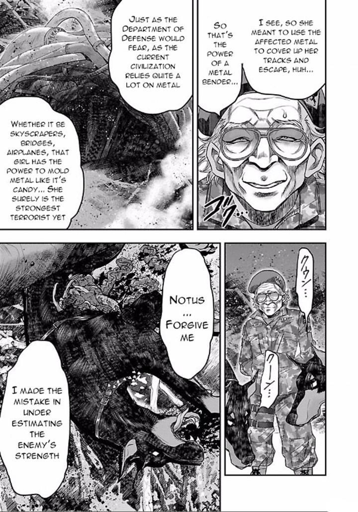 Choujin Sensen Chapter 5.2 page 38 - Chapter 5 v2 : Metal Bender VS Handler (First Part)