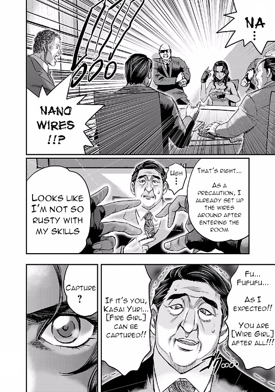 Choujin Sensen Chapter 9 page 20 - Chapter 9 : Wire Girl VS Fire Girl (First Part)